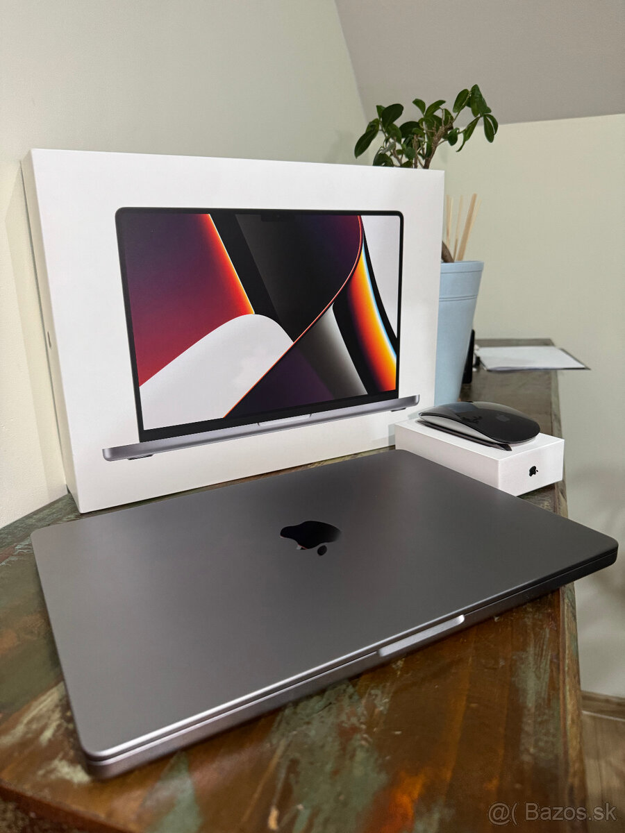 💻 Apple MacBook Pro 14" (A2442) – Čip M1 Pro + Magic Mouse - 8