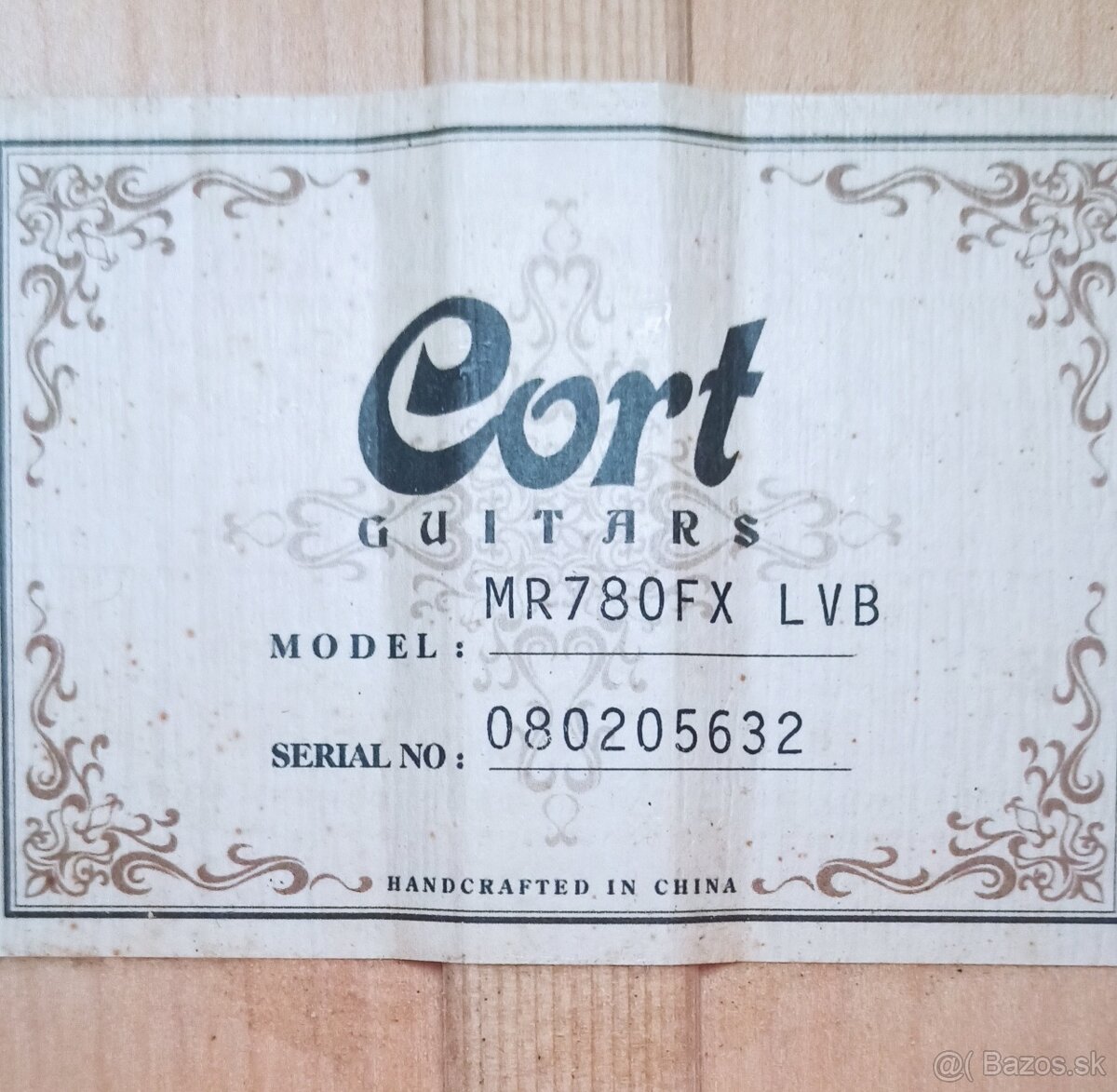 Predam el.ak. gitaru Cort MR780FX. - 8