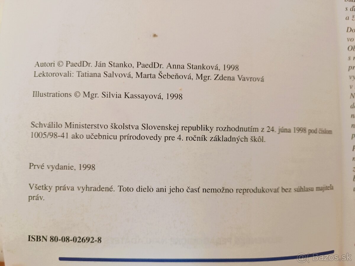 Prírodoveda + pracovný zošit (1998) - 8