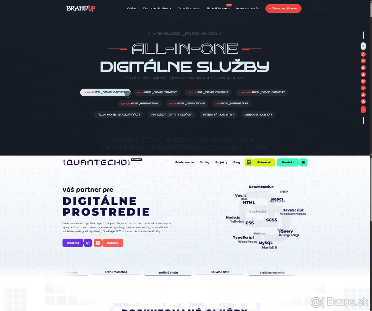 Webstránky a e-shopy, marketing, grafika, SEO – Freelancer - 8