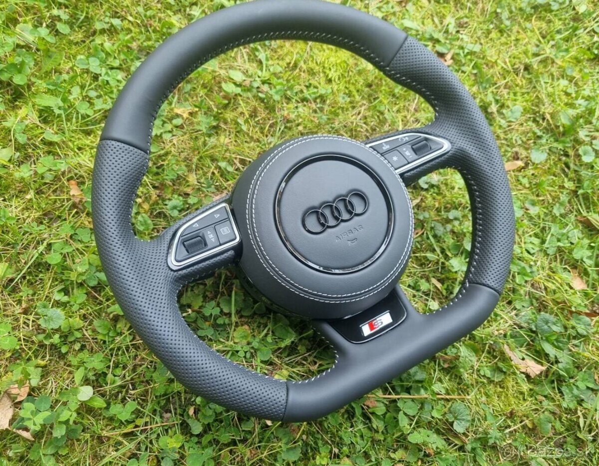 VOLANT AUDI KOŽENÝ MULTIFUNKCNY s AIRBAGOM - 8