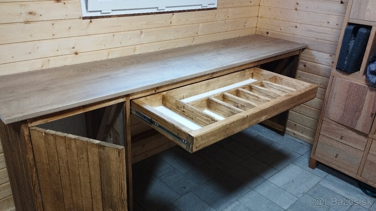 Pracovný stôl 260x60 cm - 8