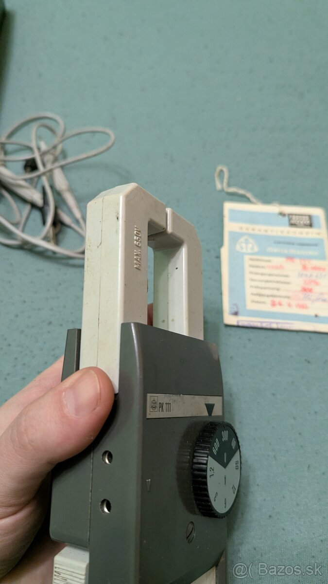 Kliešťový ampérmeter Metra Blansko PK 111 - 8