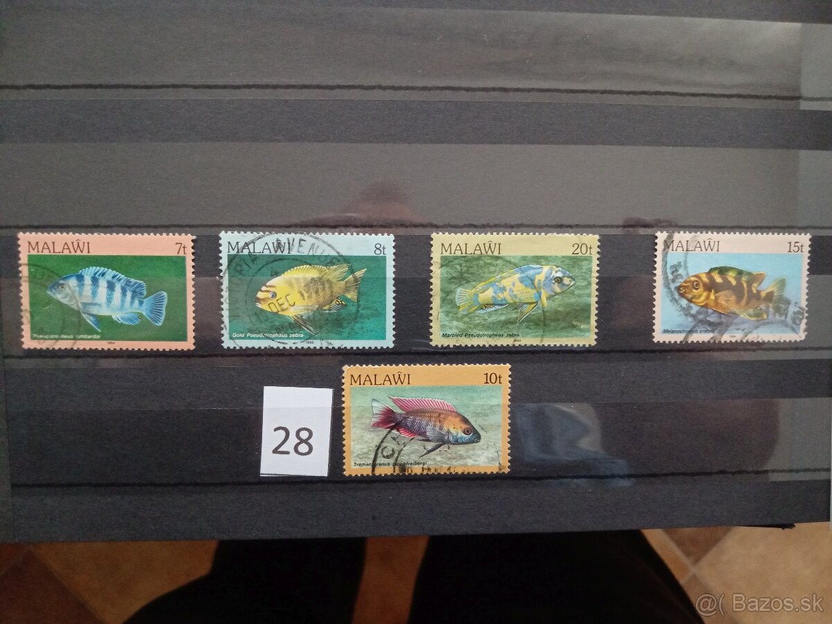 Poštové známky č.472 - AFRIKA II. - 20 sérií - 8