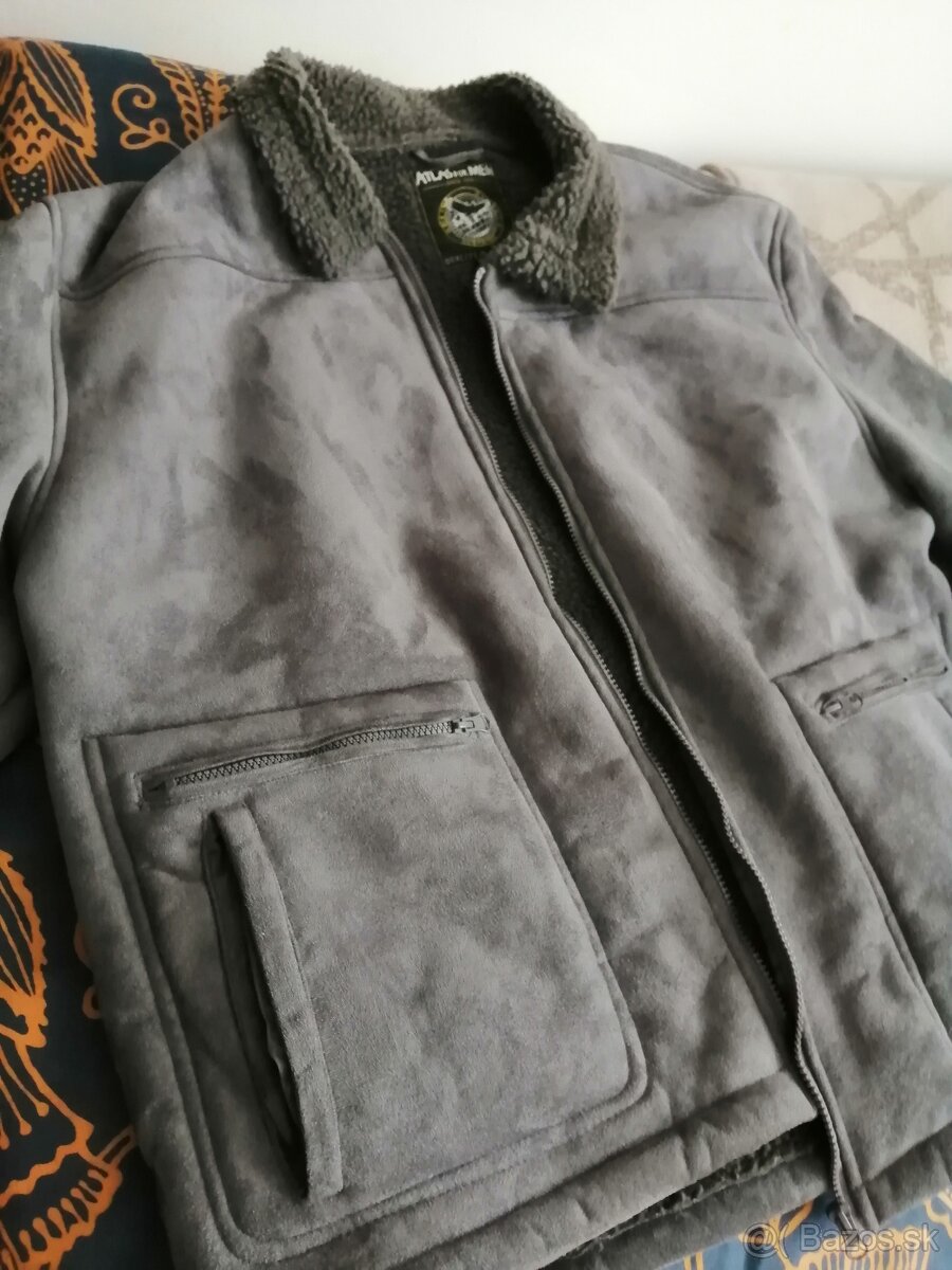 šedá letecká bunda (2XL ) - 8