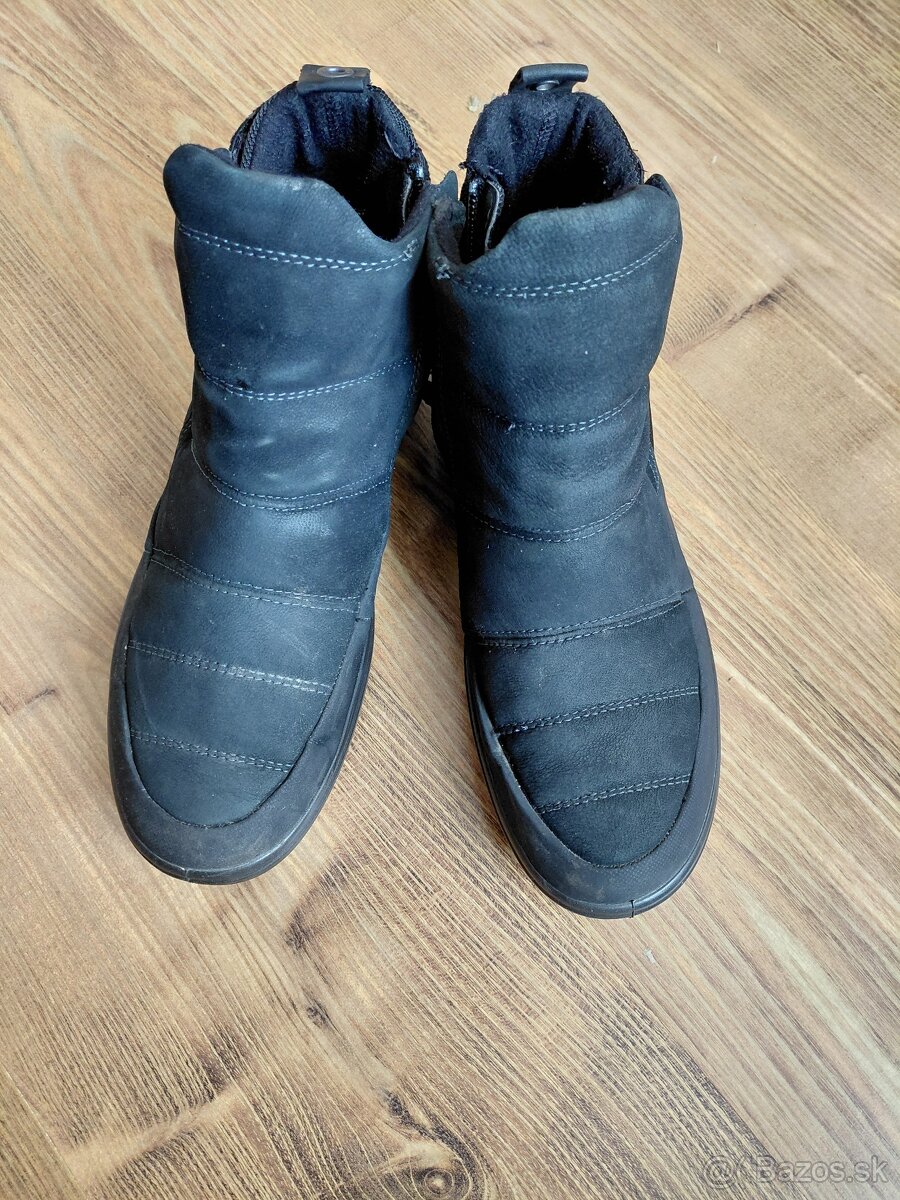 Členkové kožené topánky - 8
