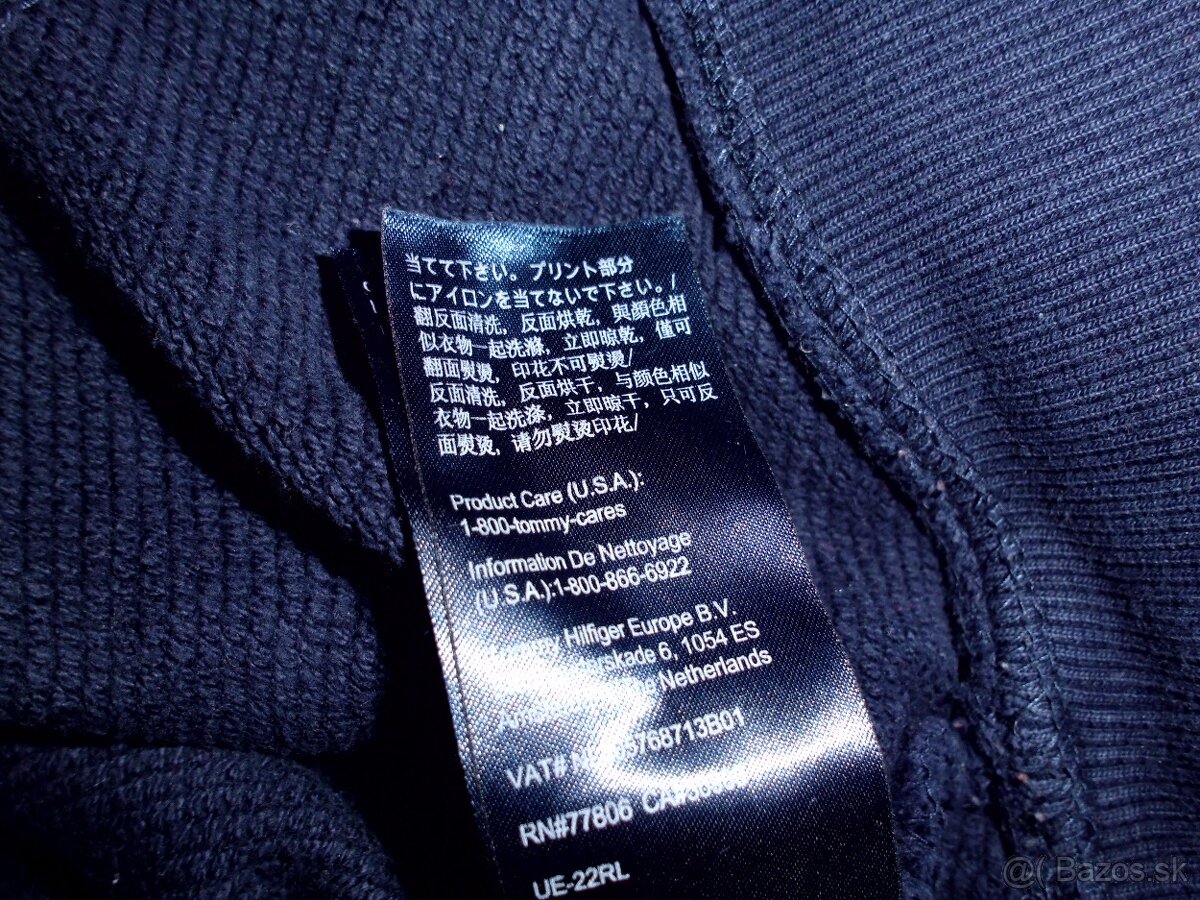 Tommy Hilfiger pánska hrubšia mikina L - 8