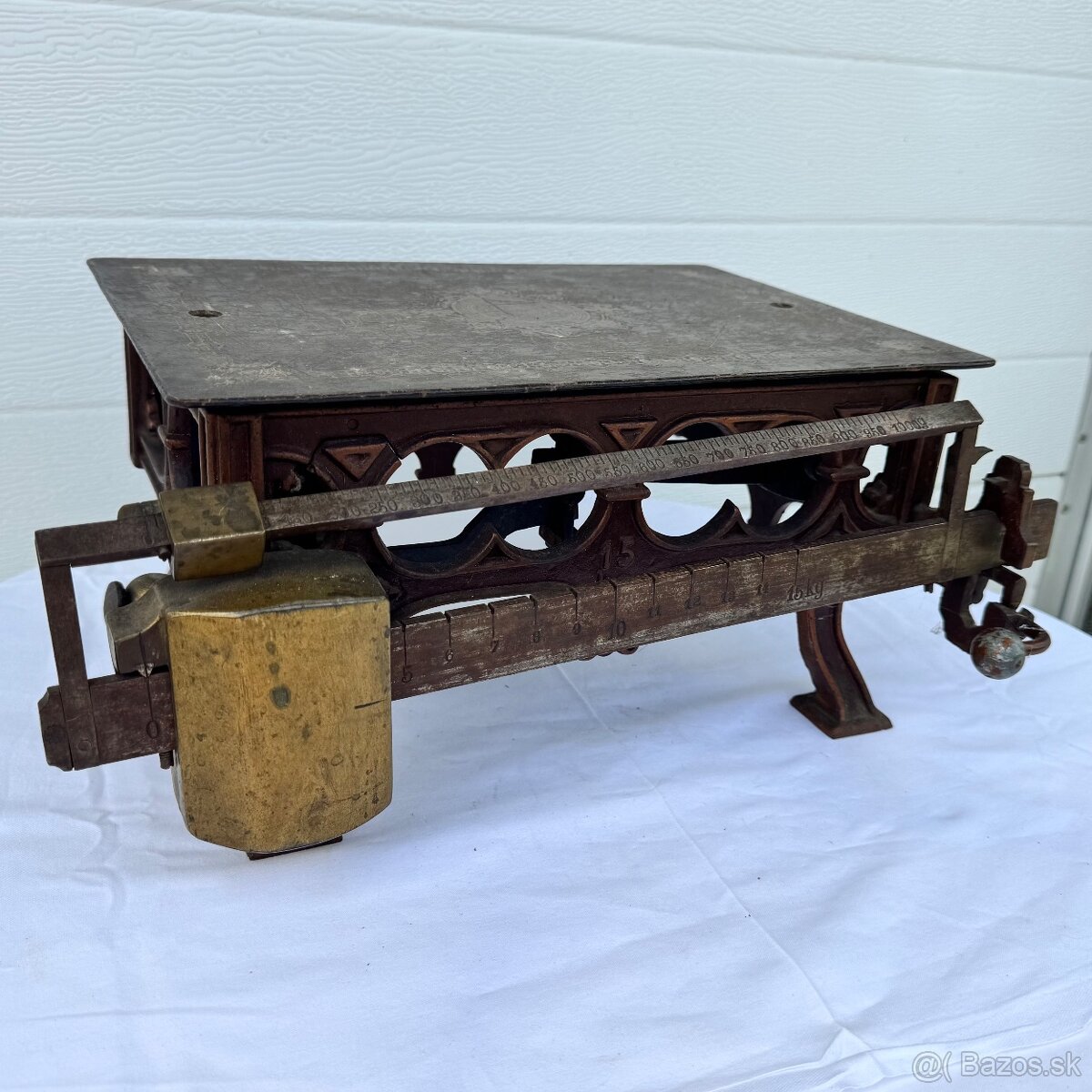 Muzejní váha pro miminka do 15 kg top kus do sbírky - 8