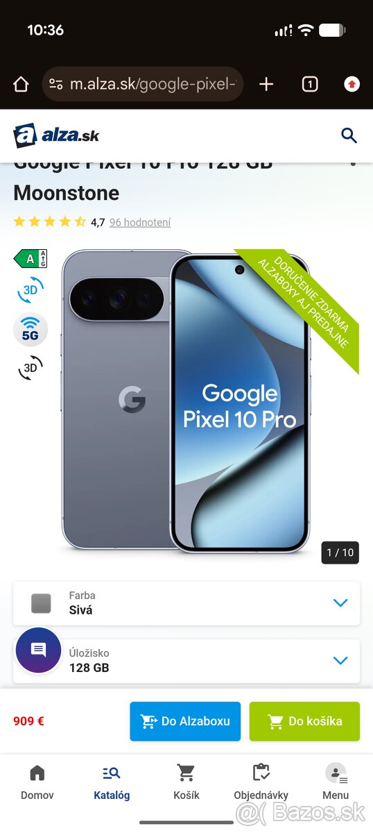 Google Pixel 10 Pro 16Gb/128Gb - 8