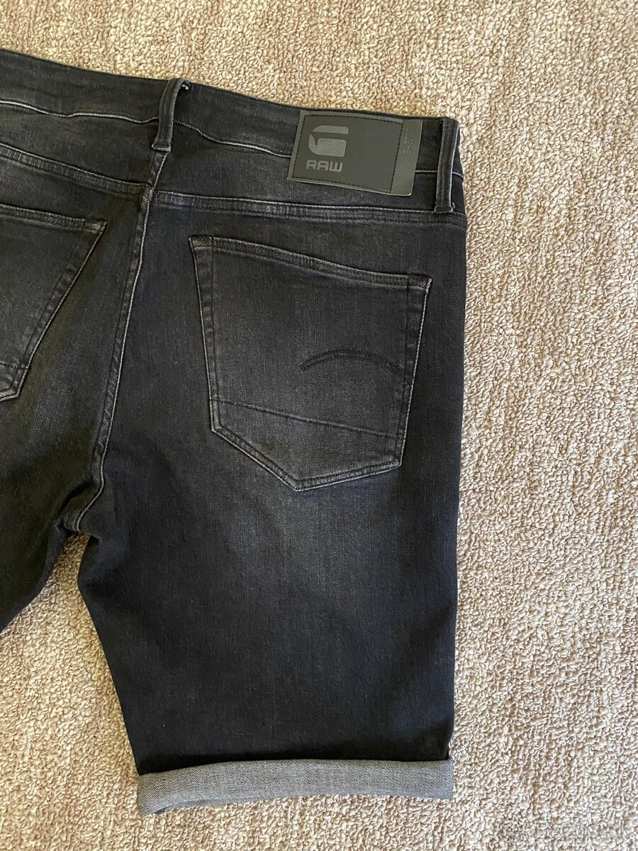 panske riflove sortky, kratasy G-STAR RAW velkost W35 - 8