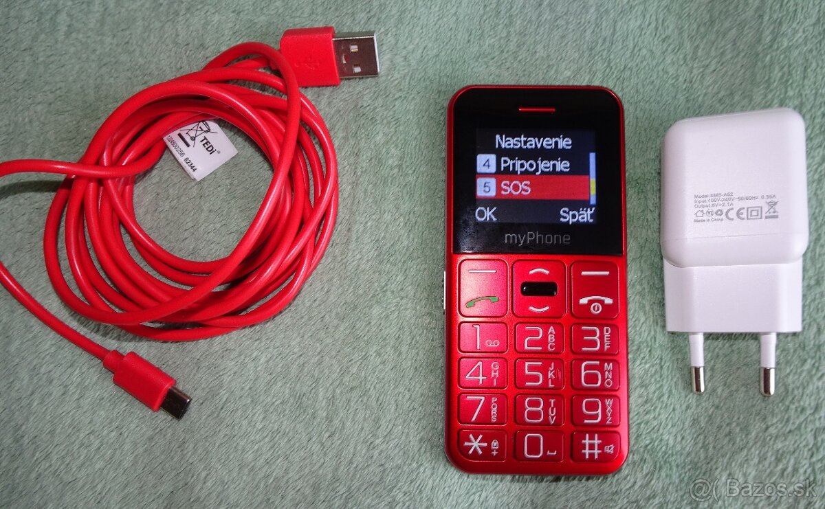 Predám seniorský MYPHONE HALO EASY s nabíjačkou - 8