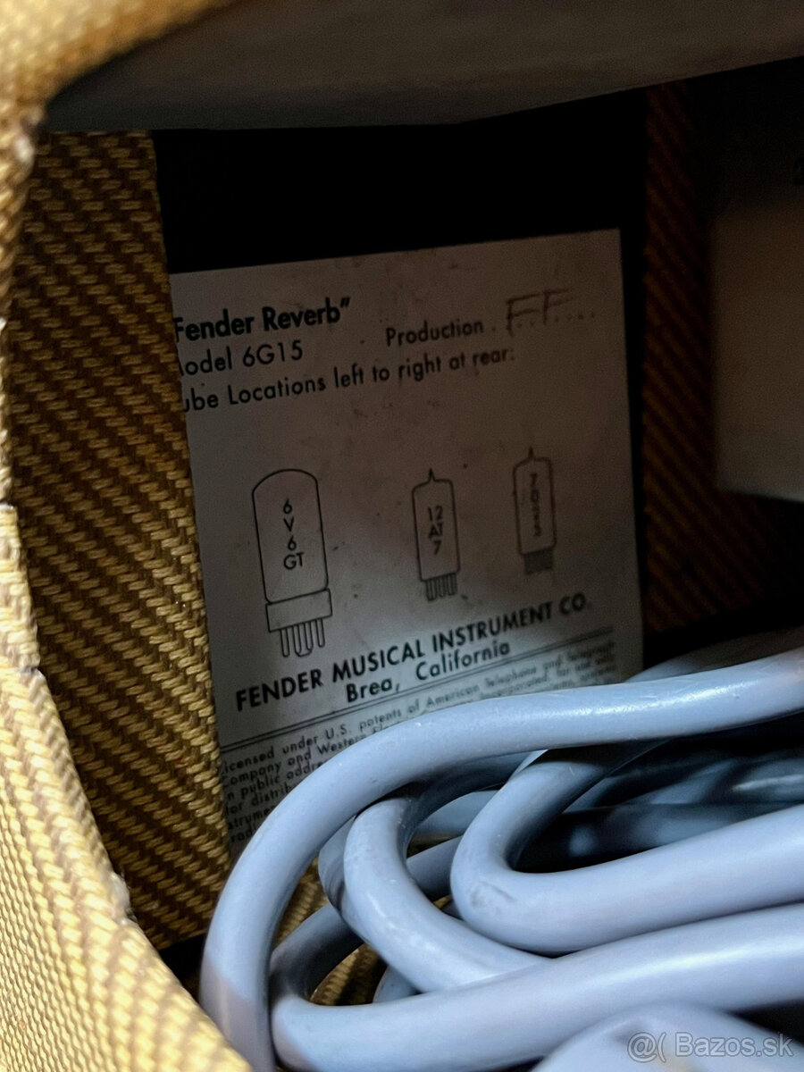 FENDER PR263 REVERB UNIT - VINTAGE 95´ - 8