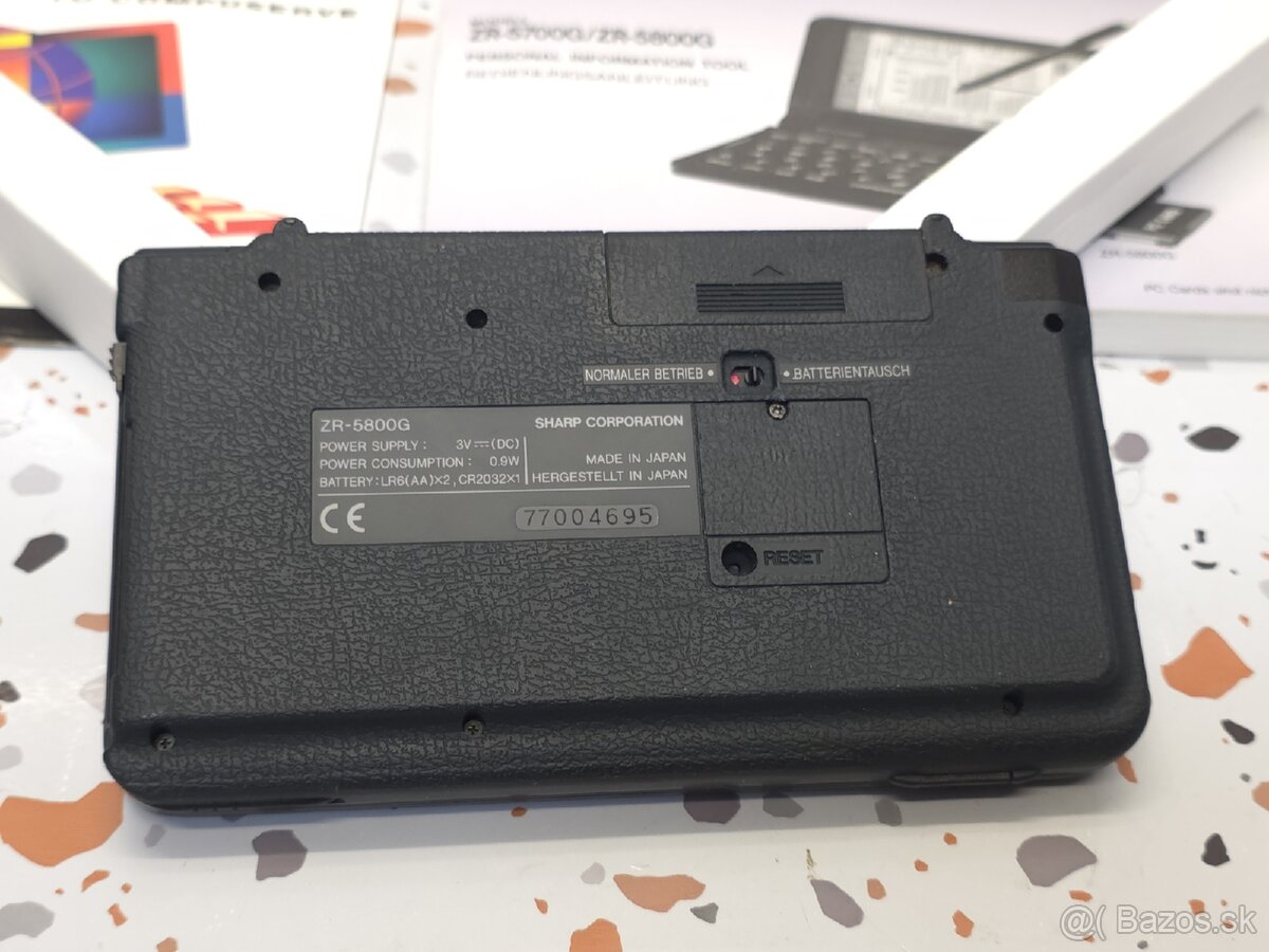 vintage digitálny organizér (PDA) Sharp Zaurus ZR-5800 - 8