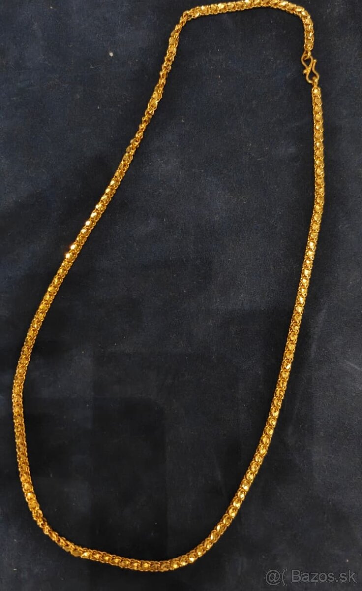 Strieborná retiazka a náramky s pravým zlatým pozlátením – 4 - 8