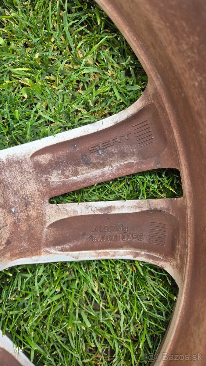 Elektróny / hlinikové disky Seat 5 x 100 R17 - 8