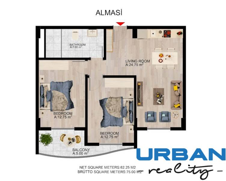 KONDO HOTEL S VODOPÁDOM - ALMASI 62 M2 - 8