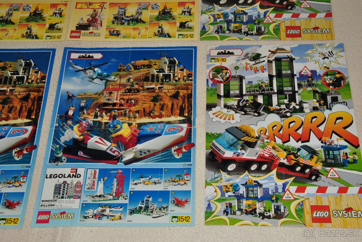 Lego katalógy/plagátiky 80-te a 90-te roky - 8