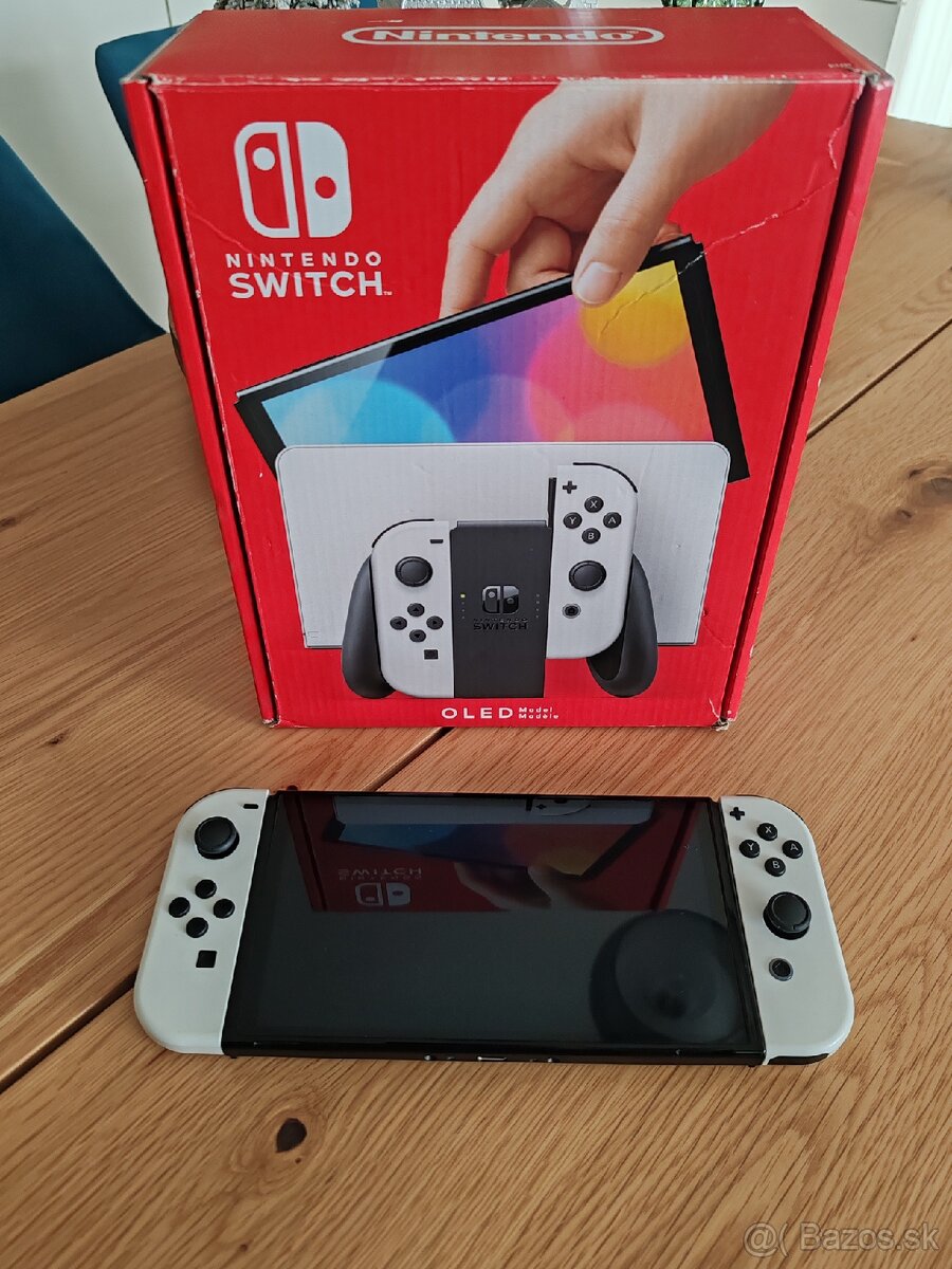 Nintendo Switch Oled-white+hry - 8