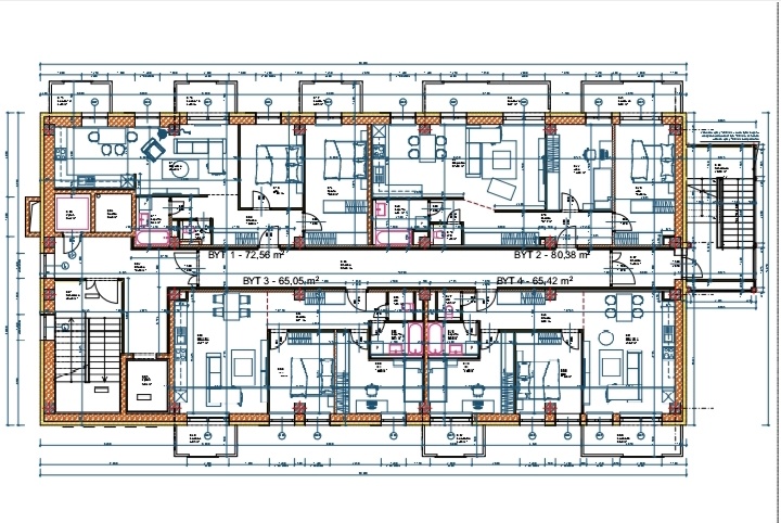 Predaj bytov - 2 a 3 izbových - 8