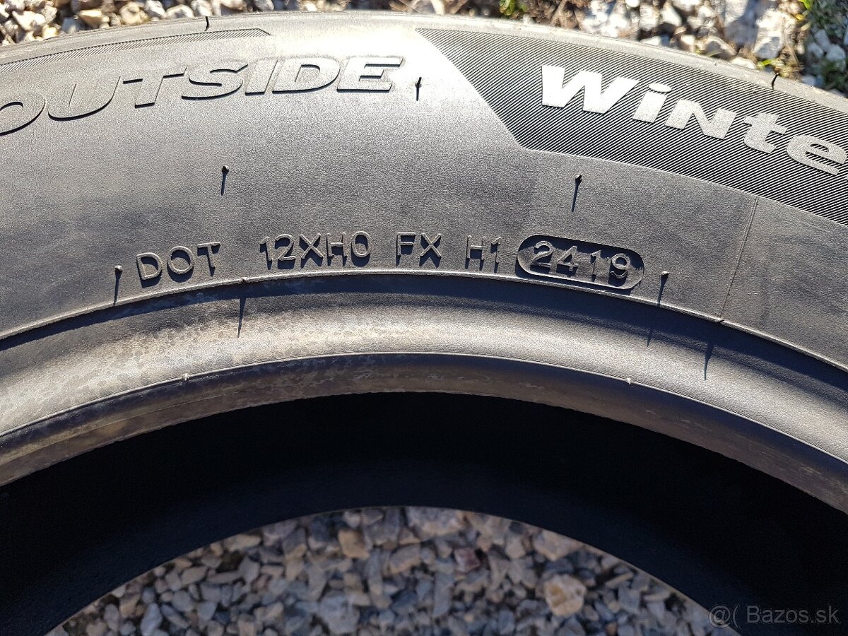 215/65 r17 nepoužité zimné pneumatiky 4ks Hankook - 8