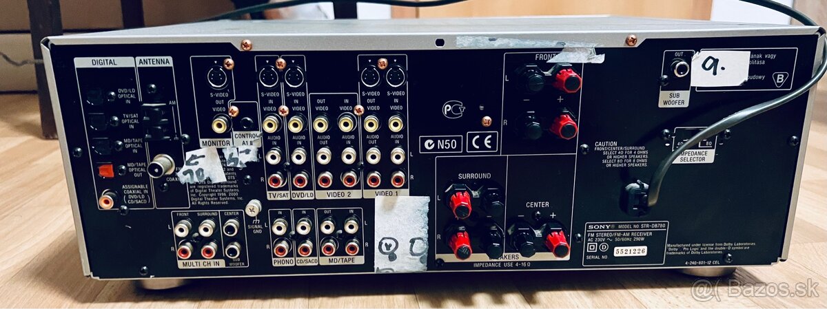 Sony QS receirver STR-DB780 - 8