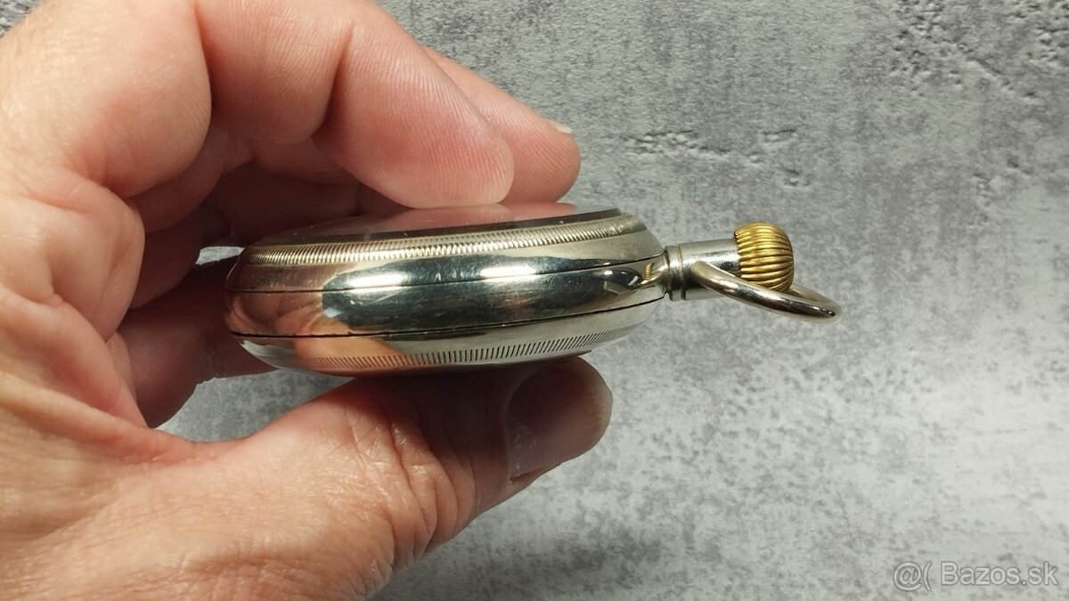 Velmi staré a velké kapesni hodinky - 127g - 8