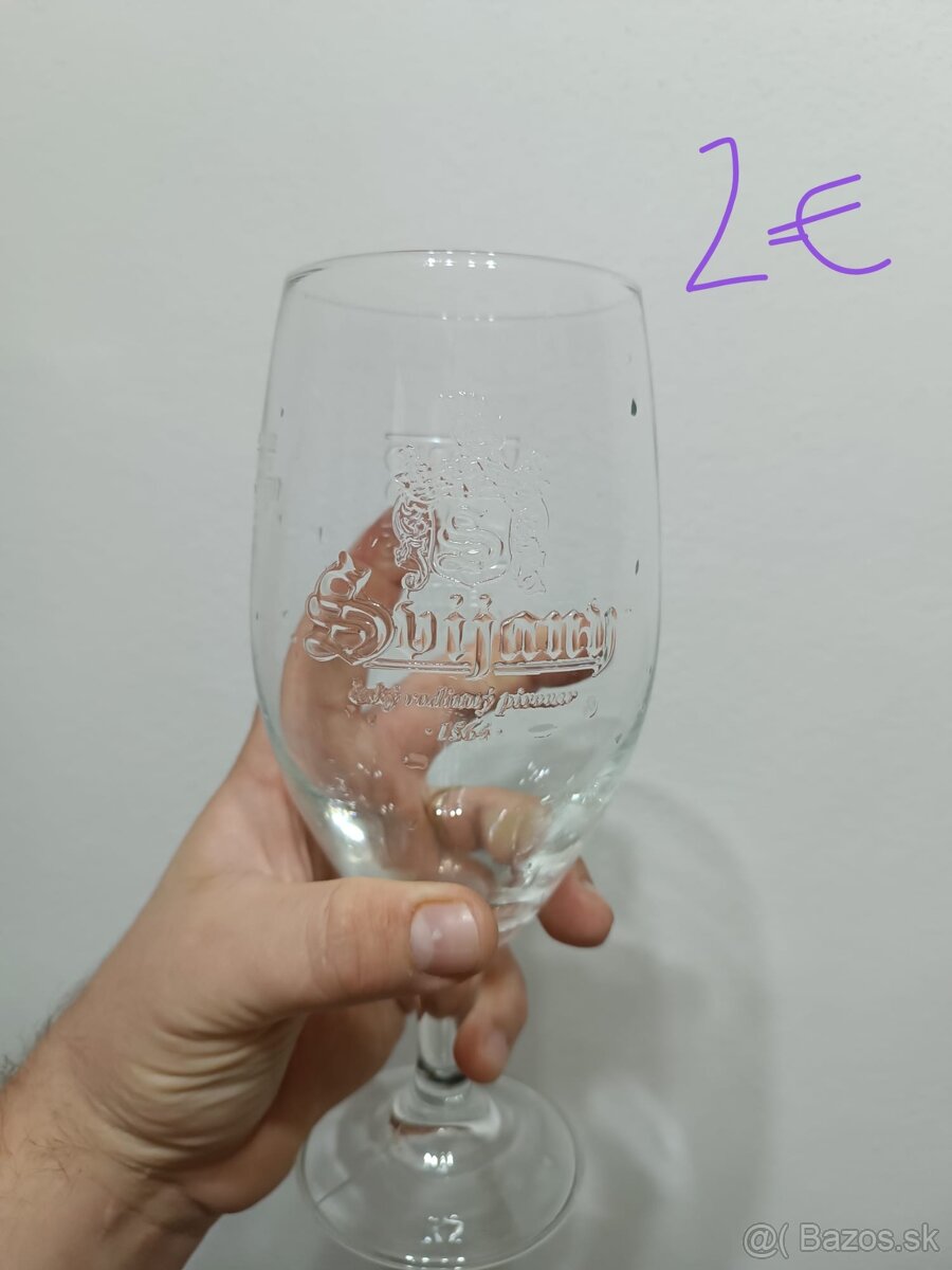 České pivové poháre 4 - 8