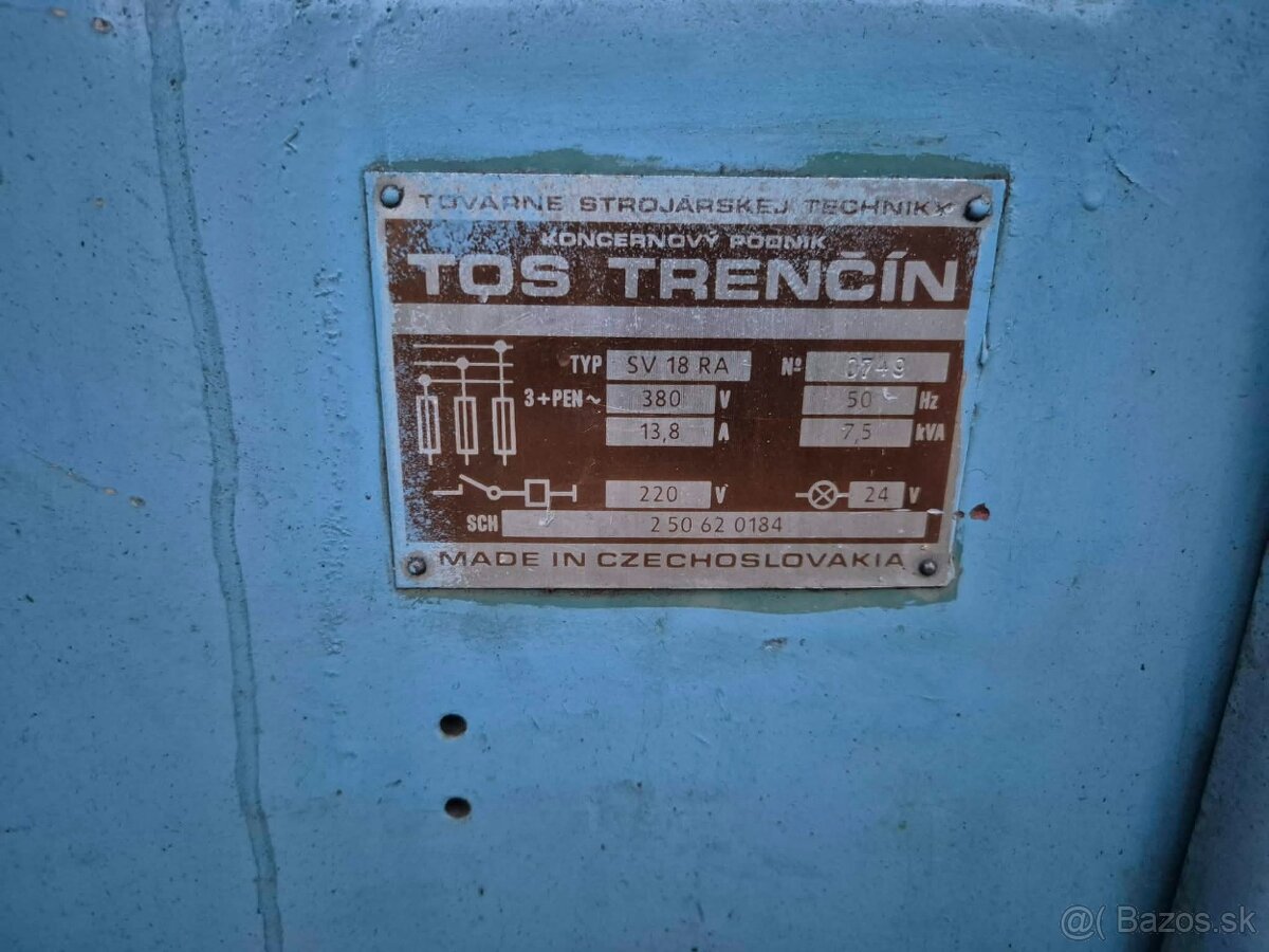 Sústruh SV 18 RA - 8