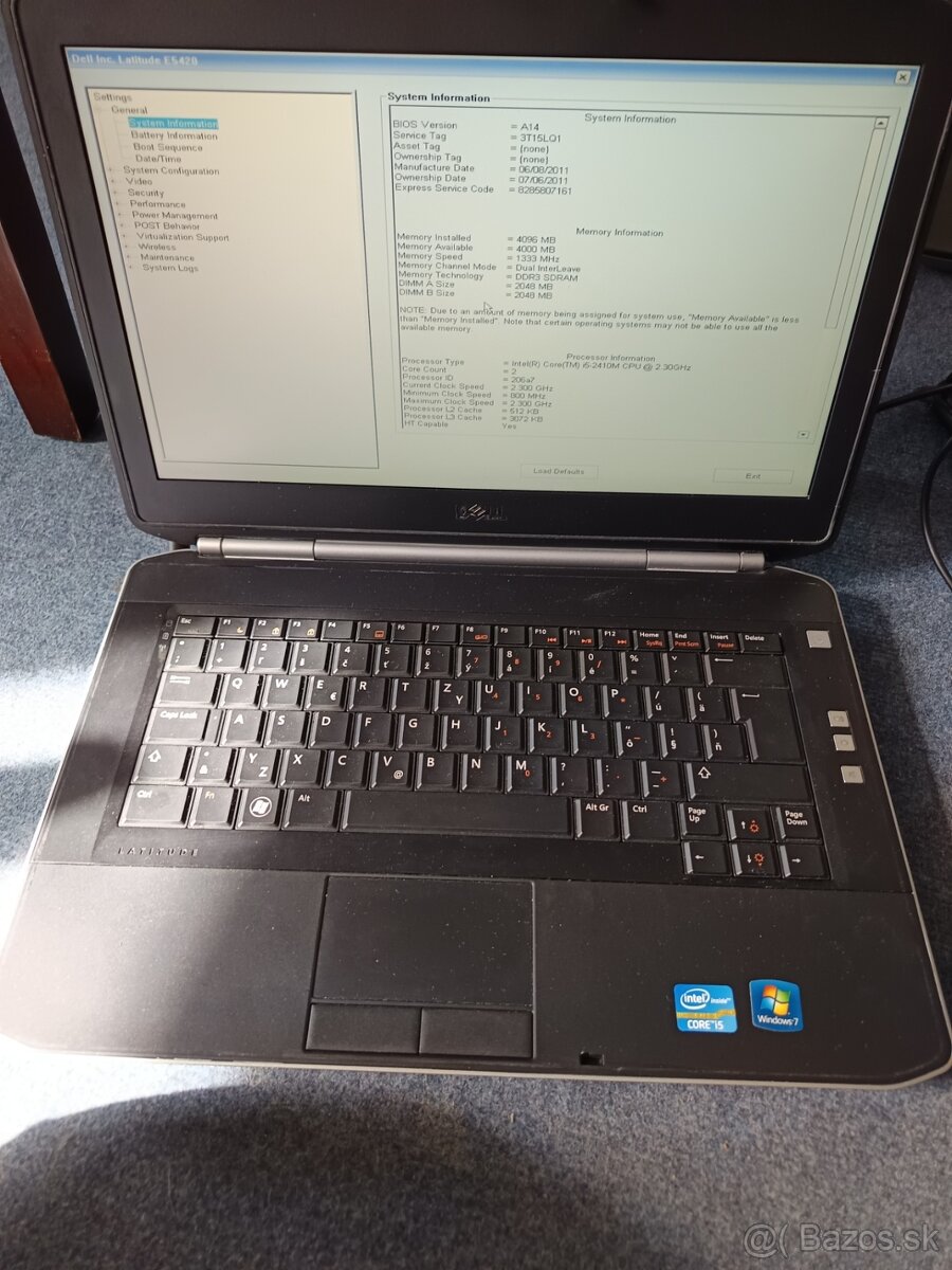 Dell latitude E6320 - 8