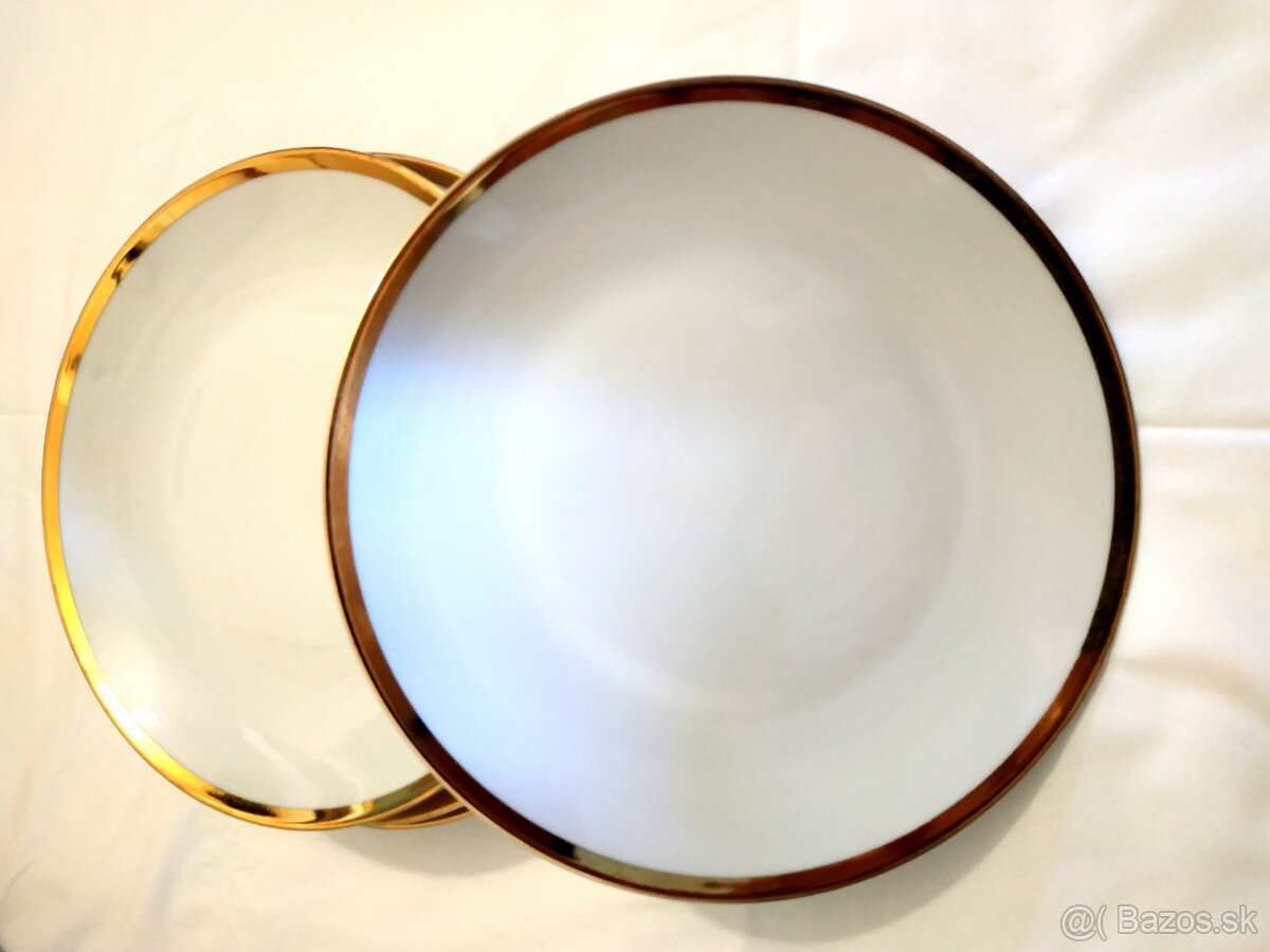Sada tanierov z porcelánu - závod Nová Role,-PREDANE- - 8