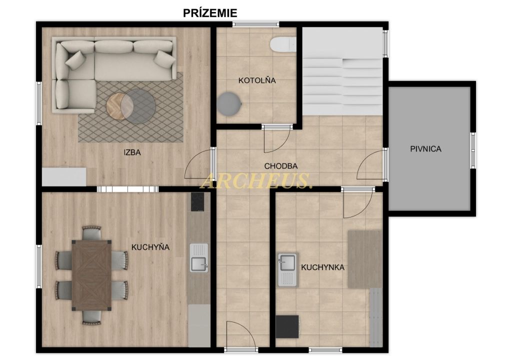 NA PREDAJ - RODINNÝ DOM, ZLATÉ, 8 KM OD BARDEJOVA - 8
