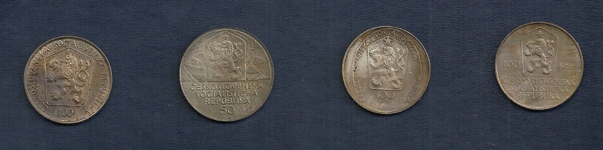 Pamätné strieborné mince ČSSR 1977 - 1987 - 8