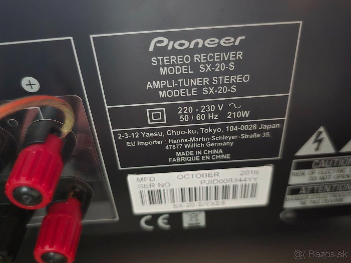 Pioneer SX-20 stereo receiver - 8