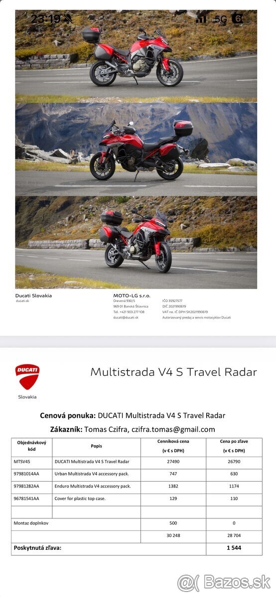 Ducati Multistrada V4S 2025 ( možný odpočet DPH) - 8