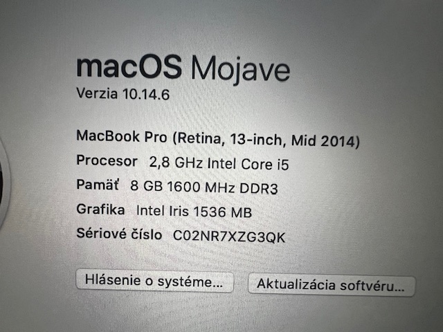 Apple MacBook pro 13” RETINA + obal /2014 SUPER CENA/ - 8