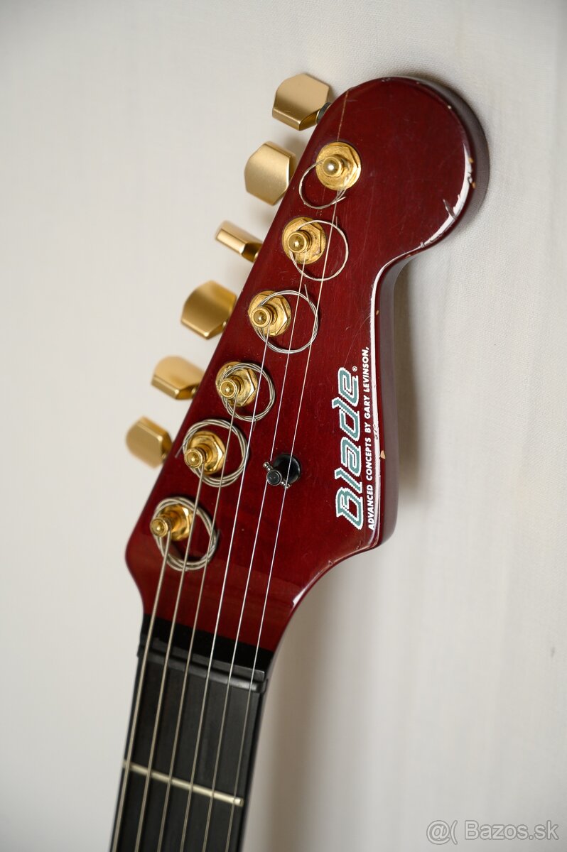 Elektrická gitara - Blade Levinson - See Thru Red - 19# - 8