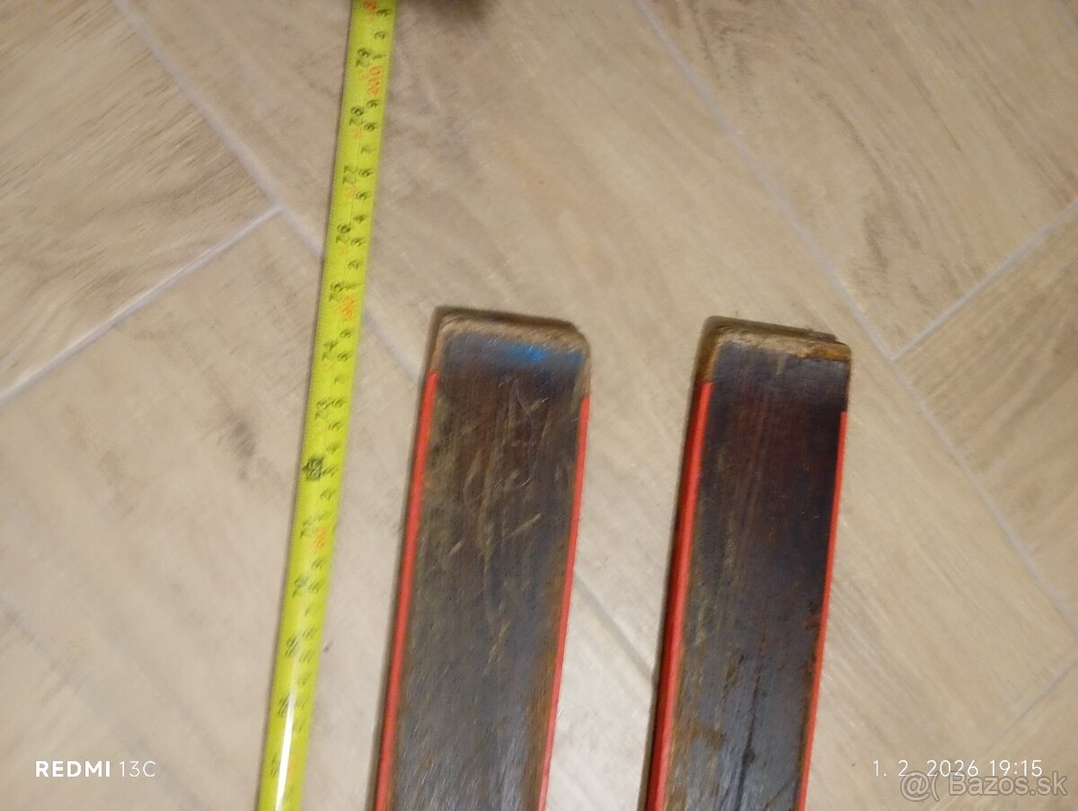 Staré drevené lyže - 8