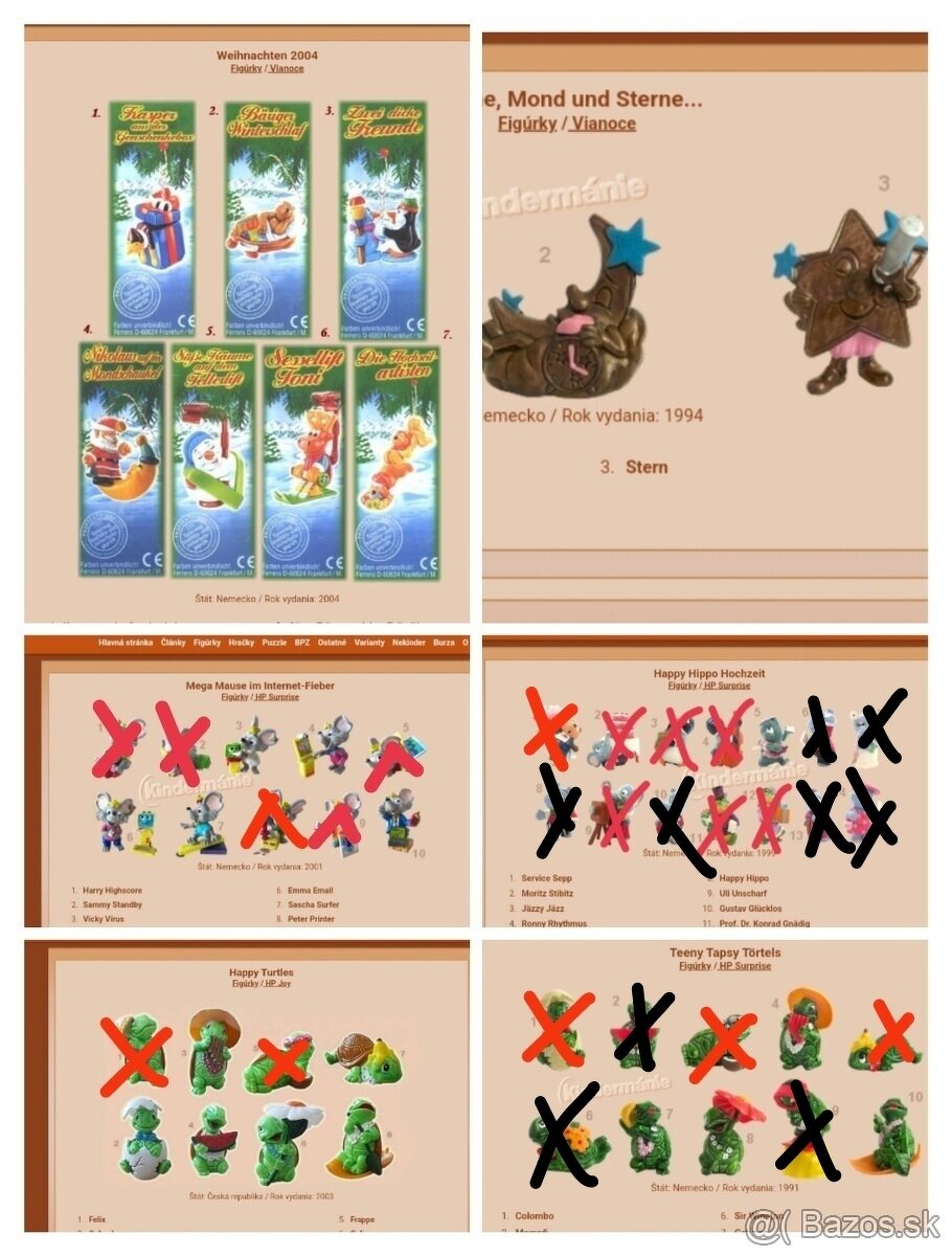 Kinder figurky vianočné - 8