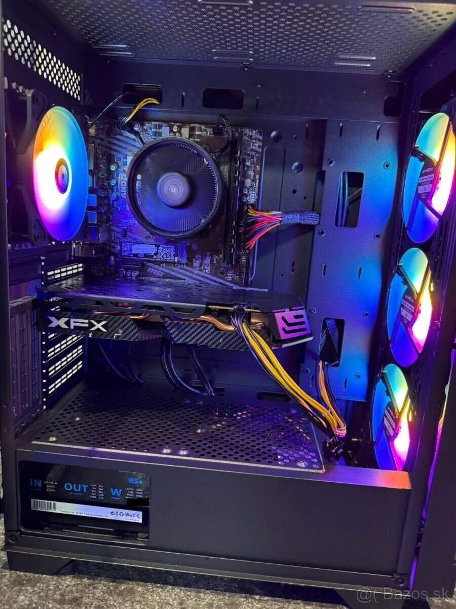 Herný počítač Ryzen 5 5500 / 16 GB / RX 580 8 GB / 250gb SSD - 8