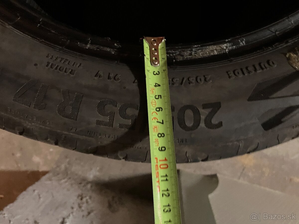 Letné pneu Continental 205/55 r17 - 8