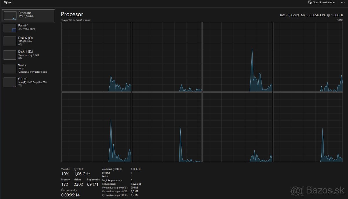 DELL Latitude 3500 - 15.6" / i5 / SSD / nová batéria - 8
