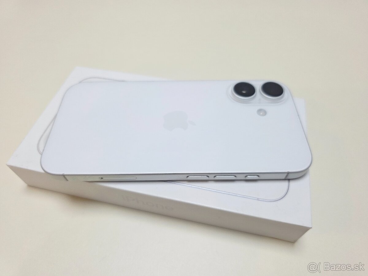APPLE IPHONE 16 128GB WHITE TOP STAV - 8