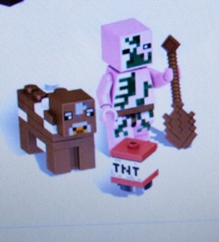 MINECRAFT 16 ks sada figurok - 8