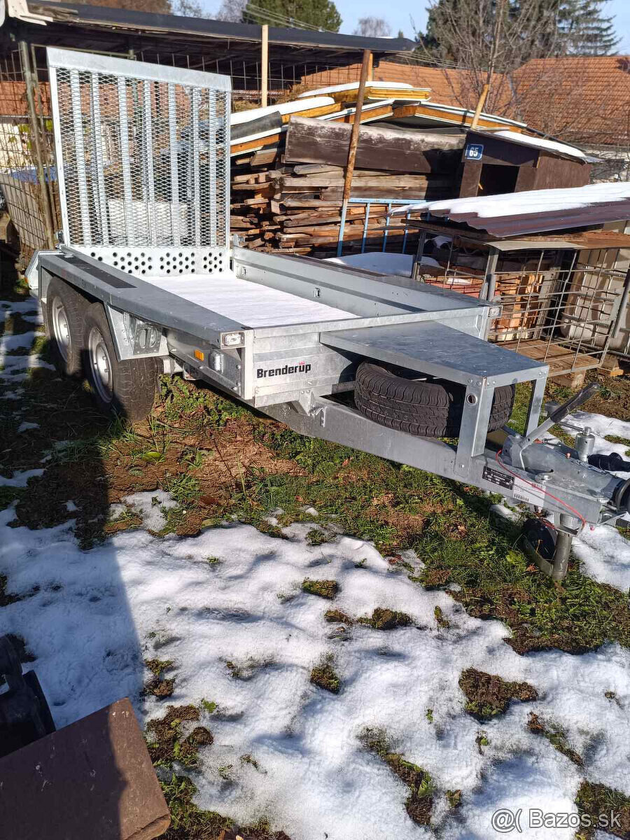 Predám minibager + Vozík ako nový - 8