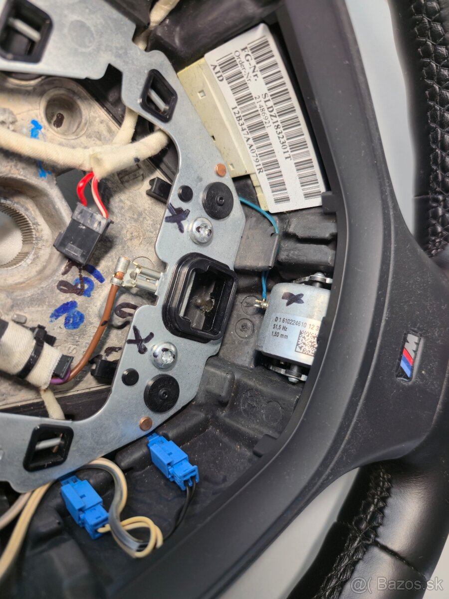 Bmw kožený volant f10 f11 f12 f13 f01 f06 - 8