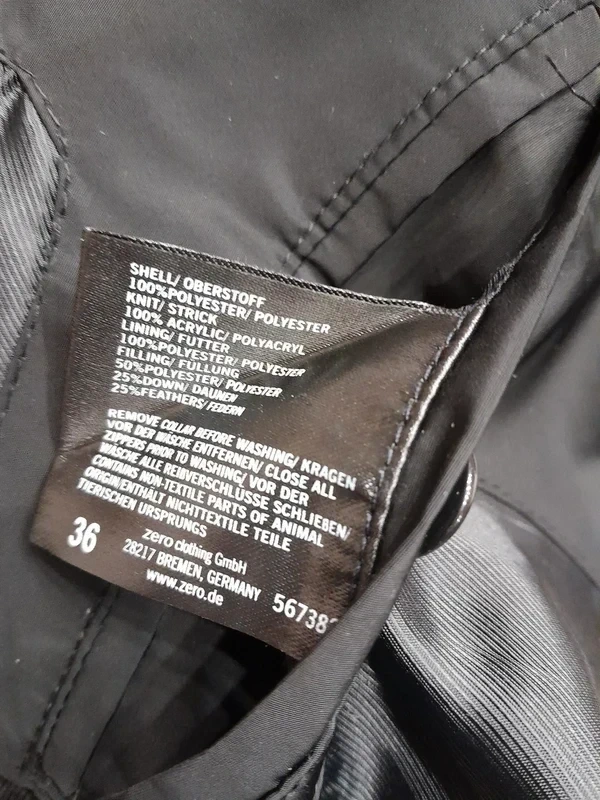 Páperový kabát 36 - 8