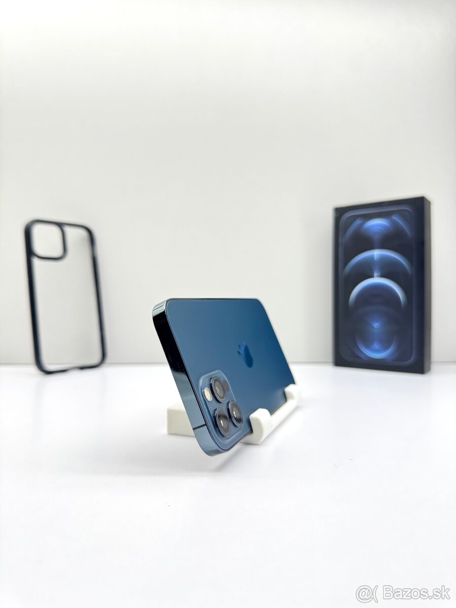 iPhone 12 PRO 128GB PACIFIC BLUE 100% NOVÁ BATÉRIA - 8