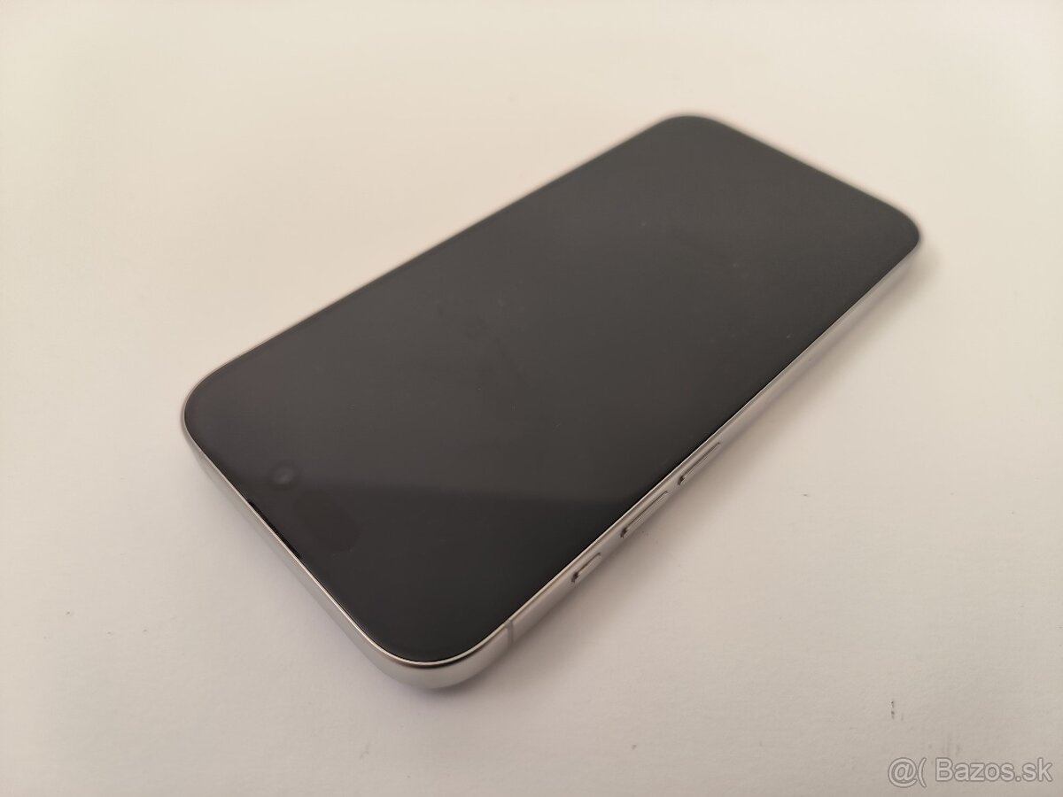 apple iphone 15 PRO 128gb White Titanium / Batéria 100% - 8