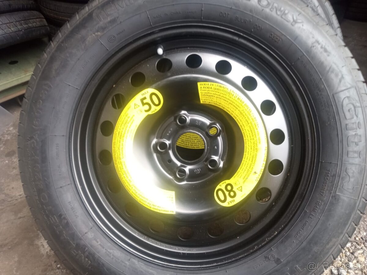 Dojezdové kole NOVÉ Škoda,VW,Seat velikost R 18 Dojezdová ko - 8
