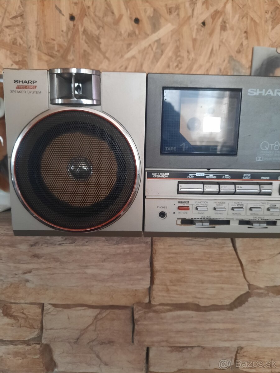 Sharp QT 89 double radio magnetofon - 8